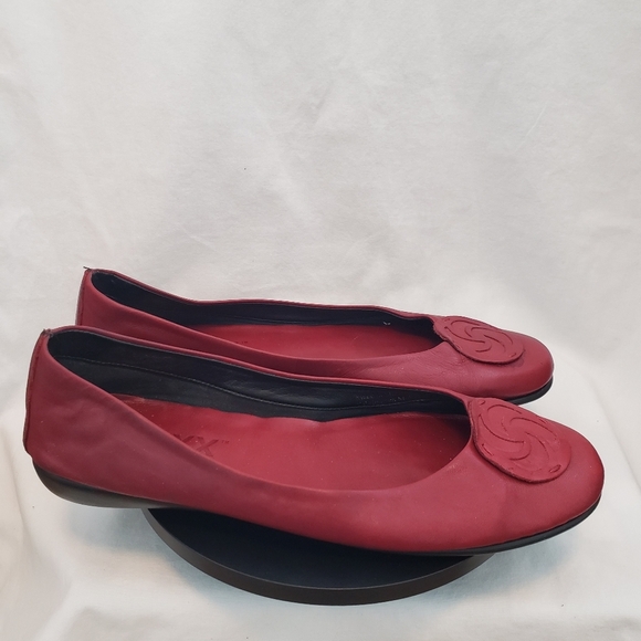 The Flexx Women's Leather Ballet Flats With Cushion Sole Size 10 - Picture 1 of 5